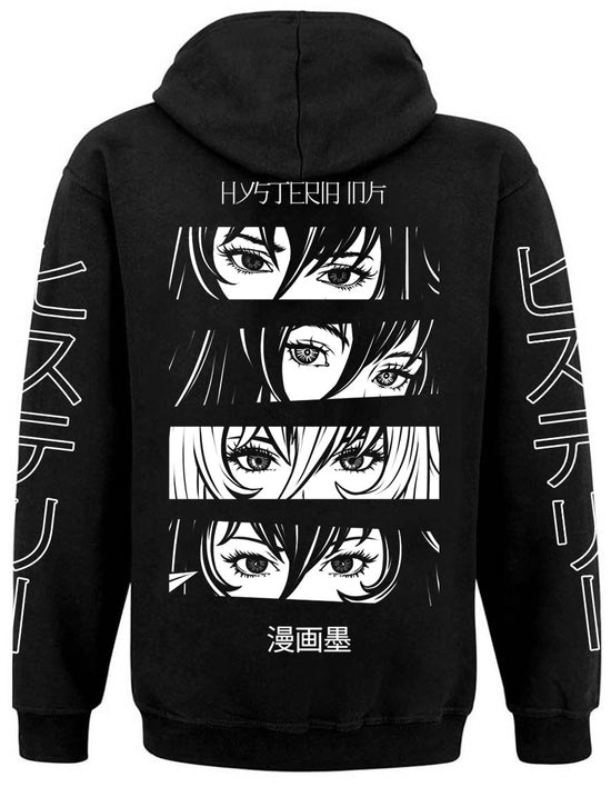 Sweat Zip Unisexe Hysteria Ink  Manga Eyes Ink