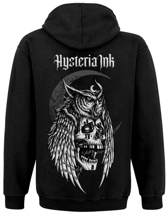 Sweat Zip Unisexe Hysteria Ink  The Owl Man Ink