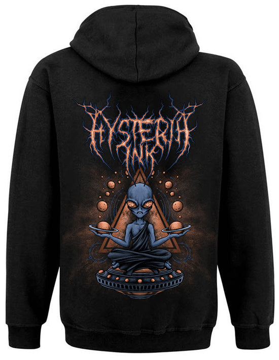 Sweat Zip unisexe Hysteria Ink Alien Zen Ink