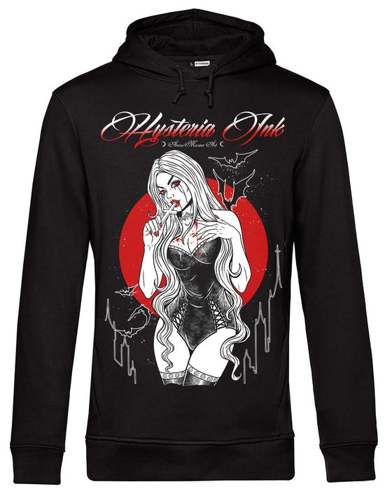 Sweat unisexe Sider Hysteria Ink X Anna Marine Art Vampire Red