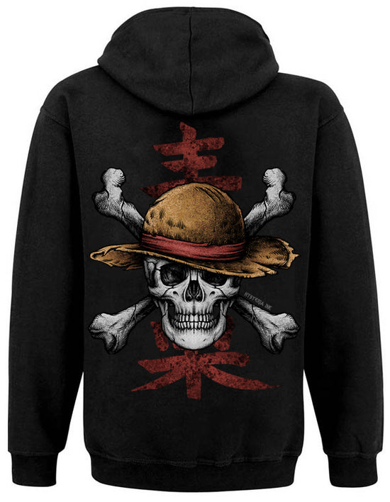 Sweat Zip unisexe Sider Hysteria Ink The Straw Hat Skull