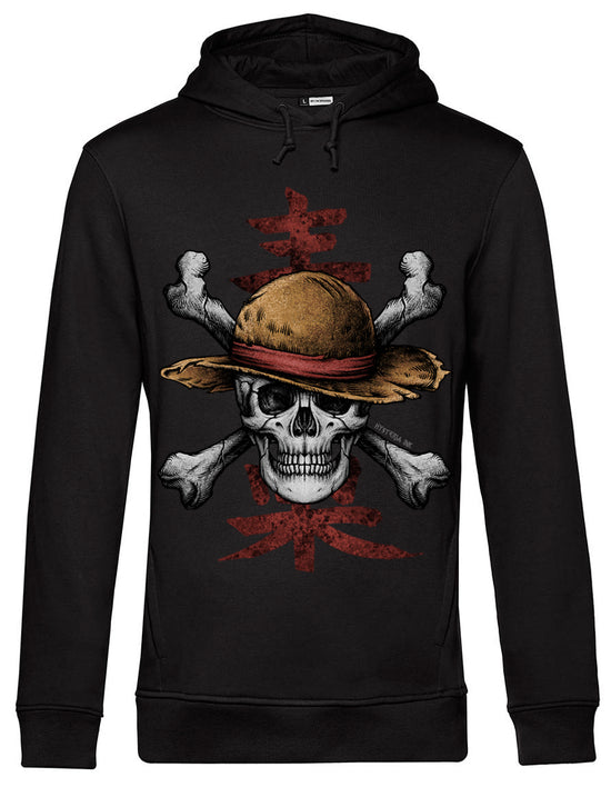 Sweat unisexe Sider Hysteria Ink The Straw Hat Skull