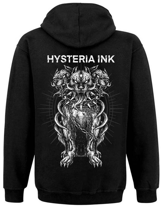 Sweat Capuche unisexe Zip Hysteria Ink Cerberus Ink