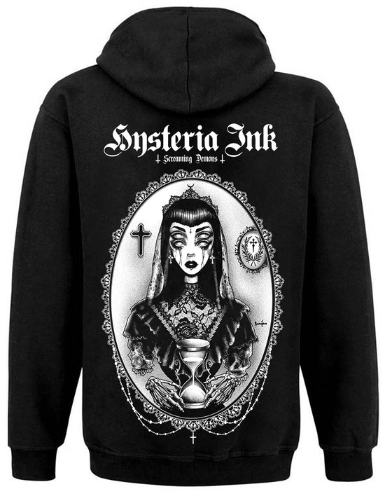 Sweat Zip unisexe Hysteria Ink X Screaming Demons Laura Hourglass