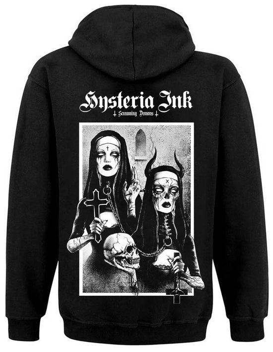 Sweat Zip unisexe Hysteria Ink X Screaming Demons Eva My Religion