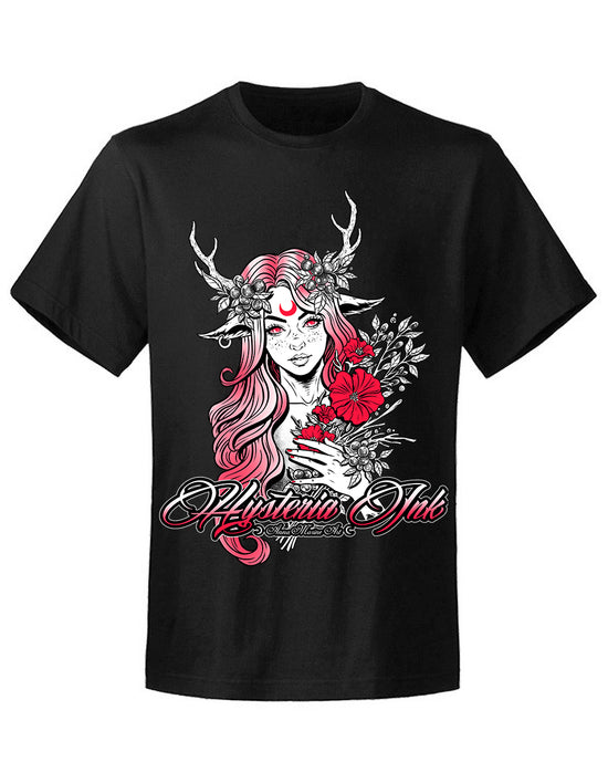 T-shirt unisexe Hysteria Ink  Anna Marine Art Roses