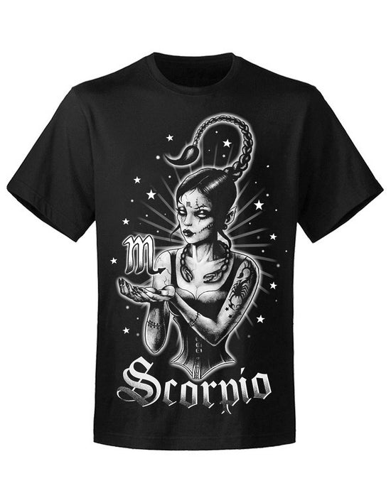 T-shirt unisexe Hysteria Ink  Astro Ink Scorpio