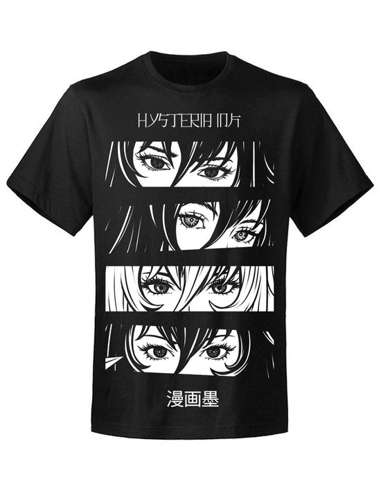 T-shirt unisexe Hysteria Ink  Manga Eyes Ink