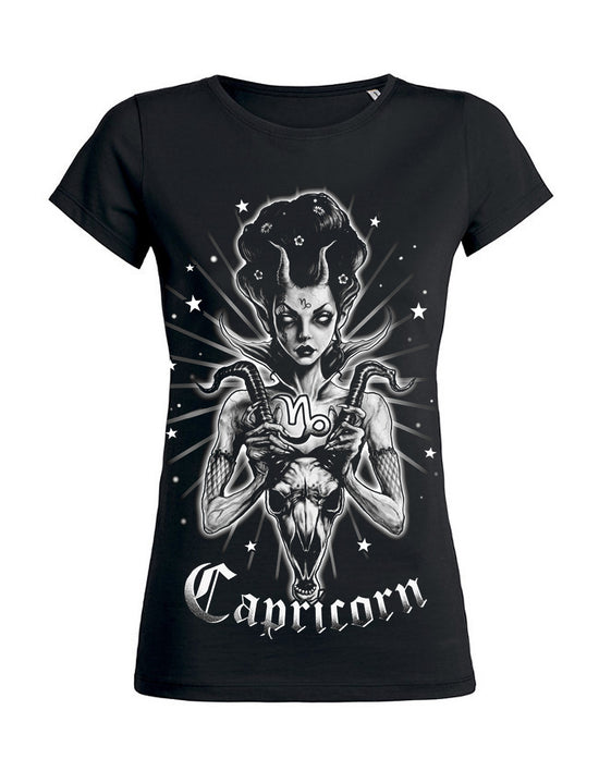 T-shirt femme Want Hysteria Ink  Astro Ink Capricorn