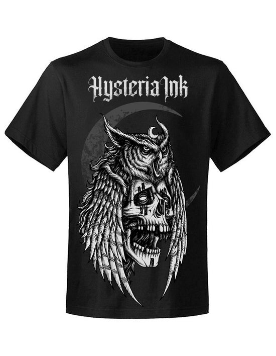 T-shirt unisexe Hysteria Ink  The Owl Man Ink