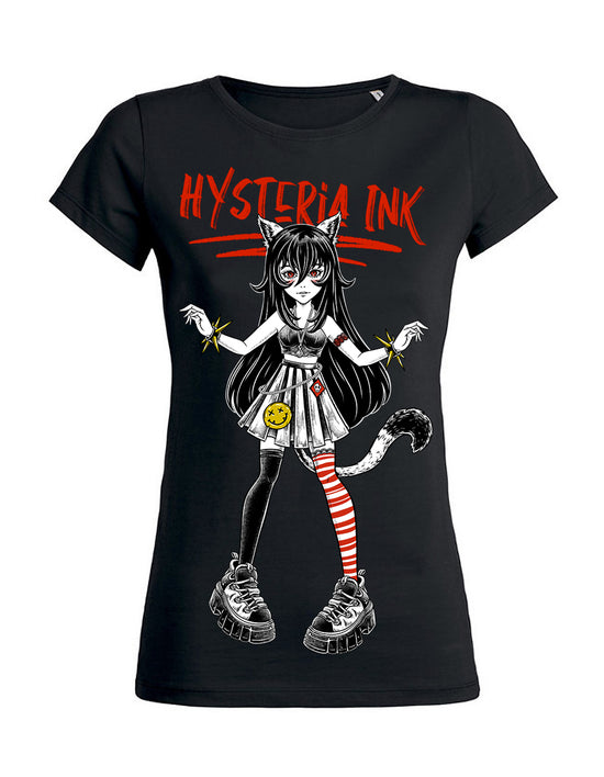 T-shirt femme Wants Hysteria Ink Manga Style