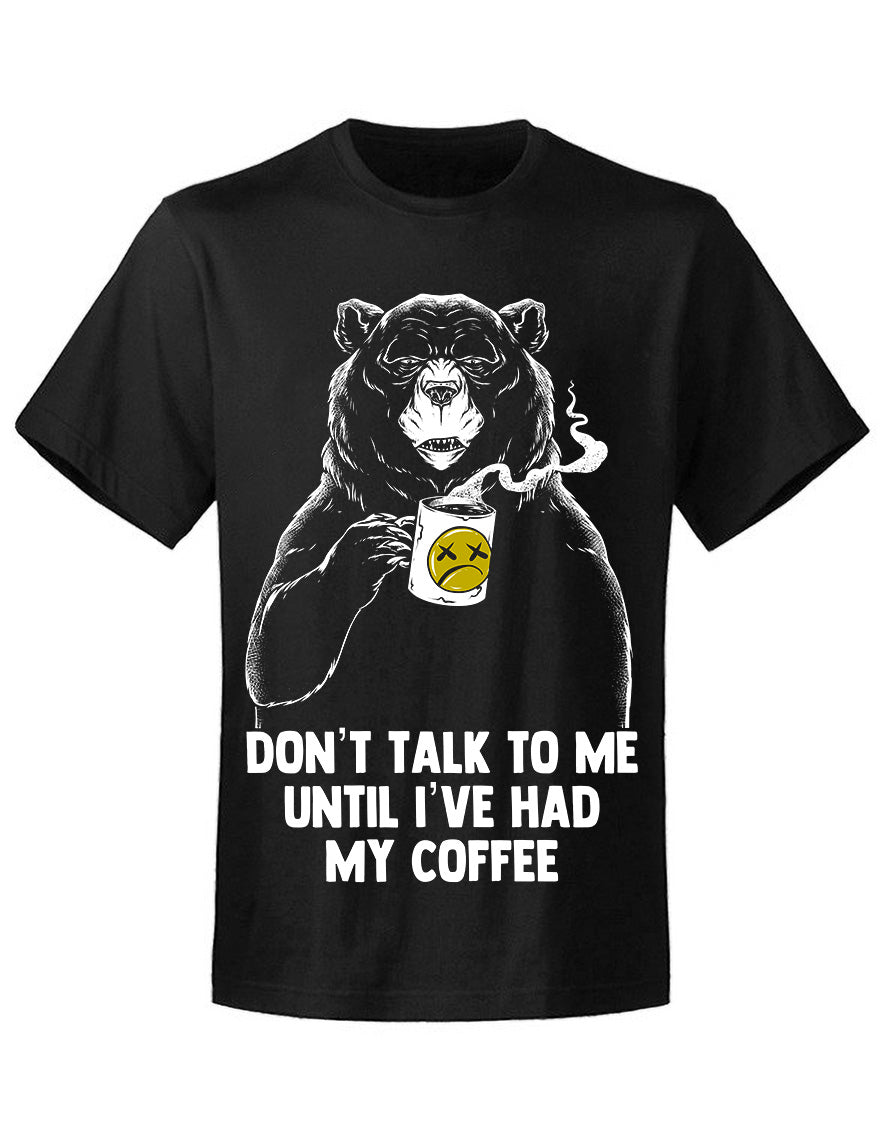 T-shirt unisexe Hysteria Ink Bear Coffee Ink