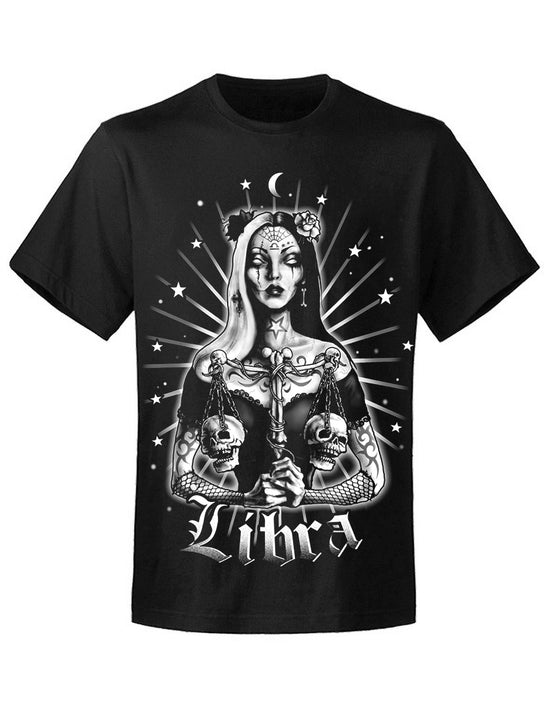 T-shirt unisexe Hysteria Ink  Astro Ink Libra