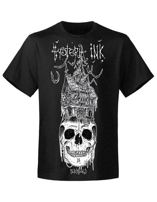 T-shirt unisexe Hysteria Ink X Blitz'Art  Le Crâne Hanté