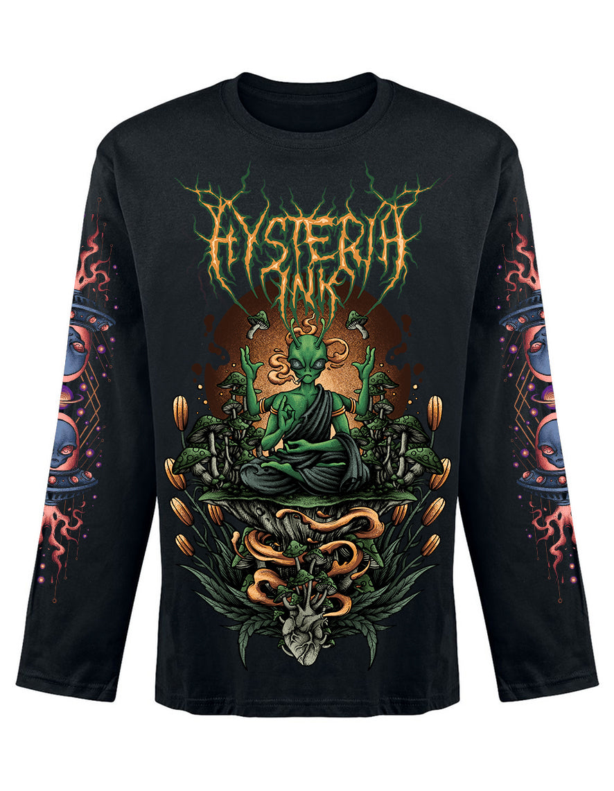 T-shirt unisexe Manche Longue Hysteria Ink Alien Dicky Ink