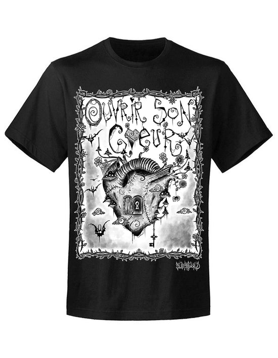 T-shirt unisexe Hysteria Ink X Blitz'Art Ouvrir Son Coeur