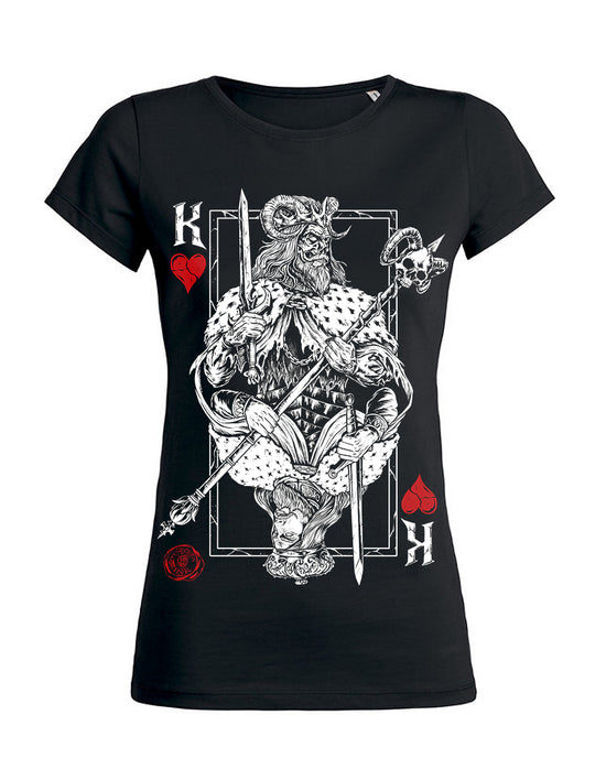 T-shirt femme Wants Hysteria Ink King Of Cards Ink