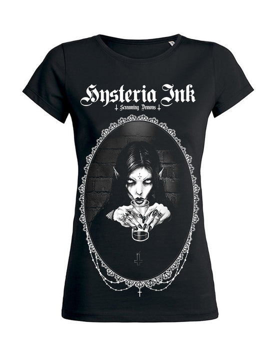 T-shirt femme Wants Hysteria Ink X Screaming Demons I Drink