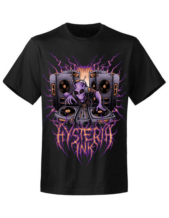 T-shirt unisexe Hysteria Ink ALien DJ-Ink