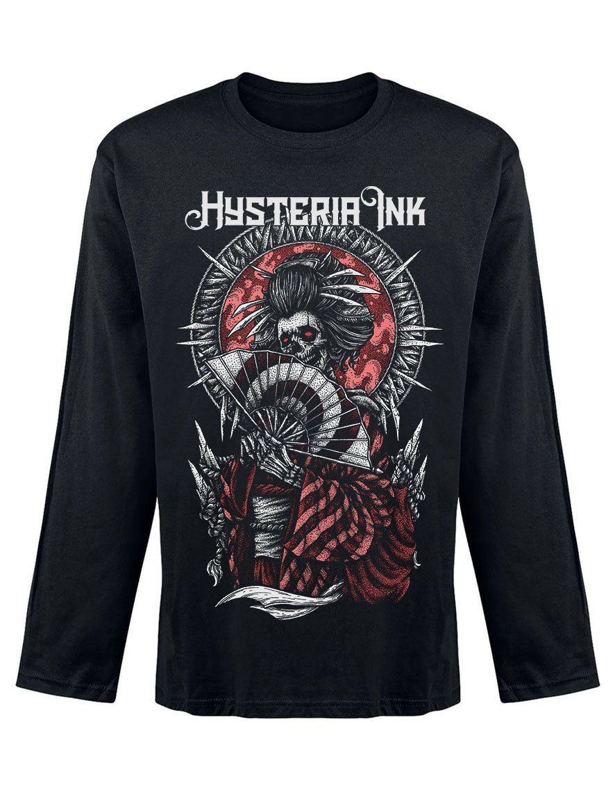 T-shirt unisexe Manches Longues Hysteria Ink  Geisha Ink