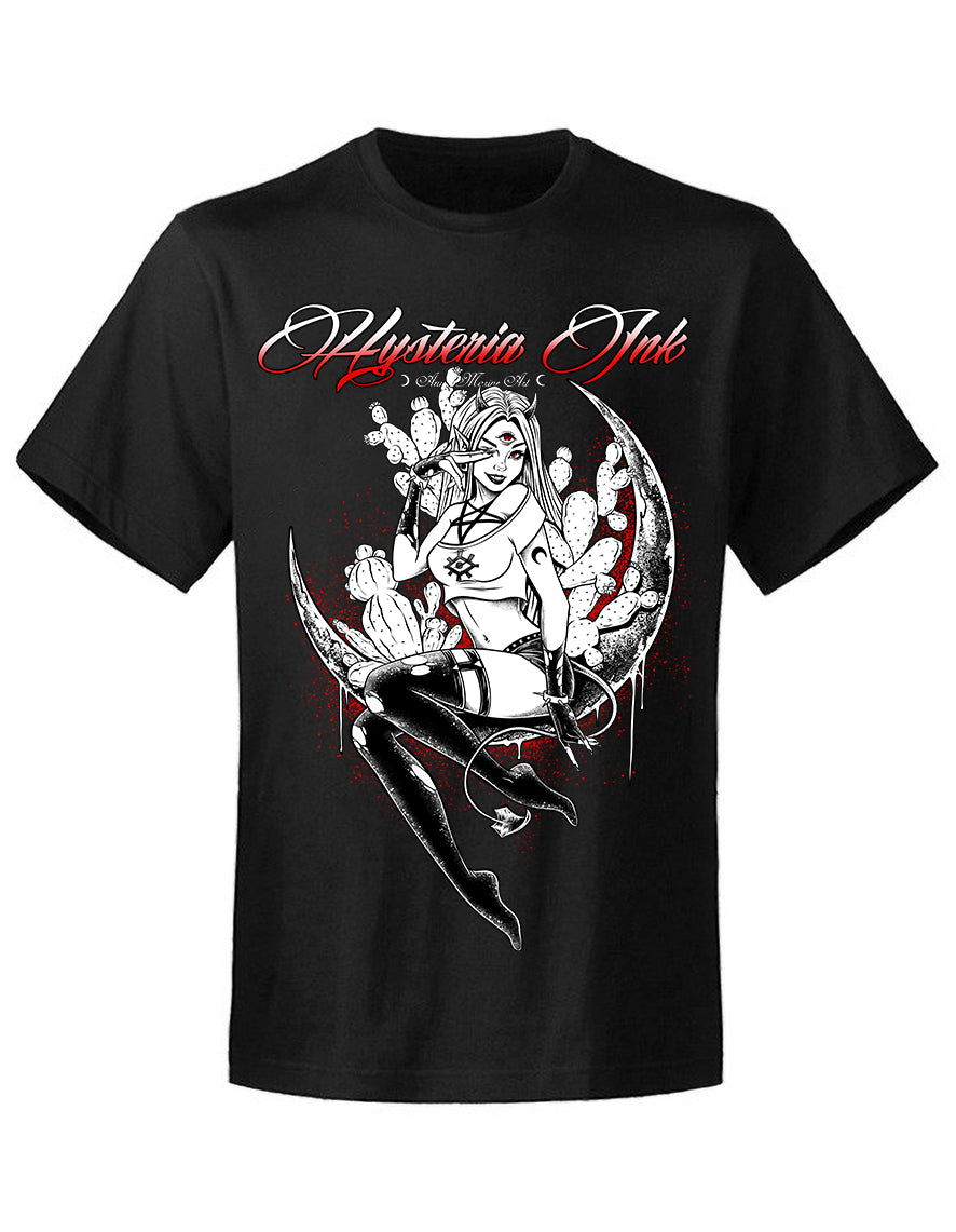 T-shirt unisexe Hysteria Ink Moon Anna Marine Art