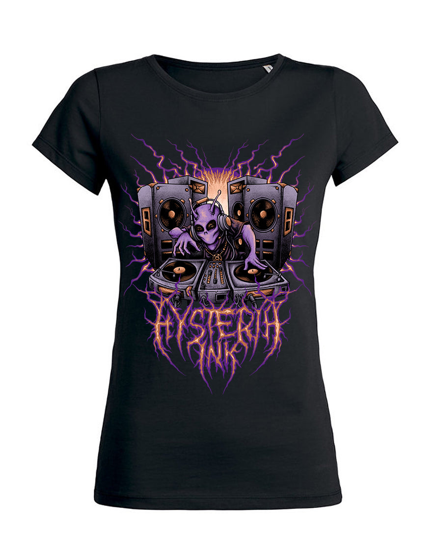 T-shirt femme Wants Hysteria Ink ALien DJ-Ink