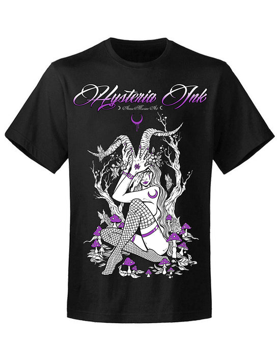 T-shirt unisexe Hysteria Ink X Anna Marine Art Forest Purple