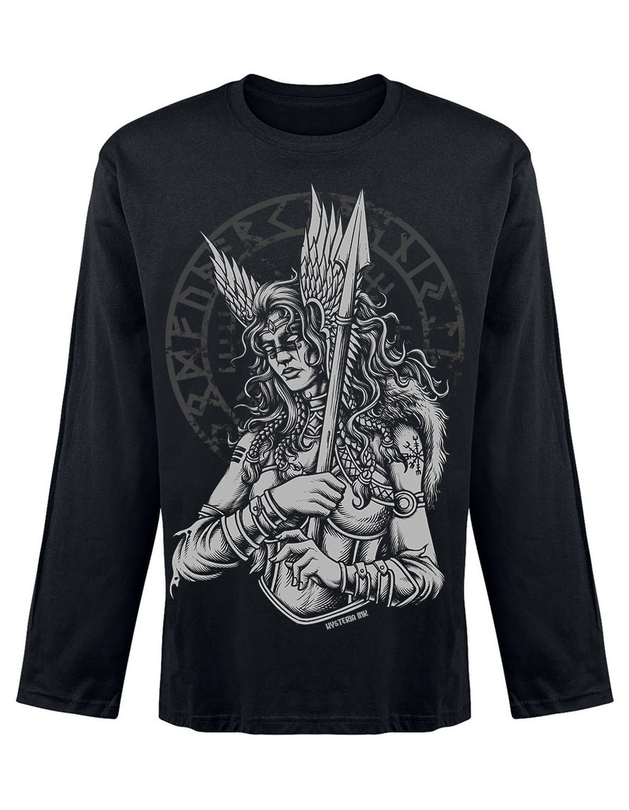 T-shirt unisexe Manche Longue Hysteria Ink Valkyrie The Warrior