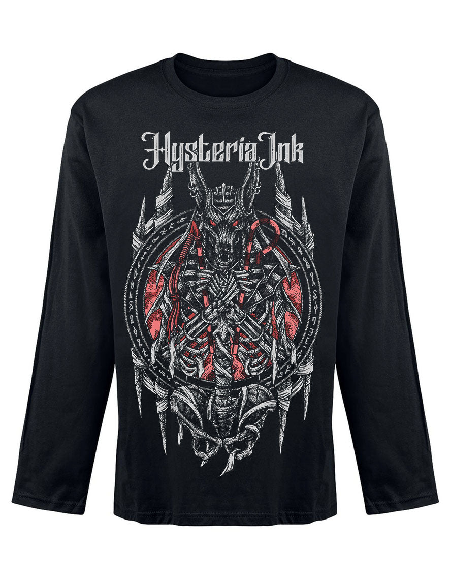 T-shirt unisexe Manches Longues Hysteria Ink  Anubis Ink