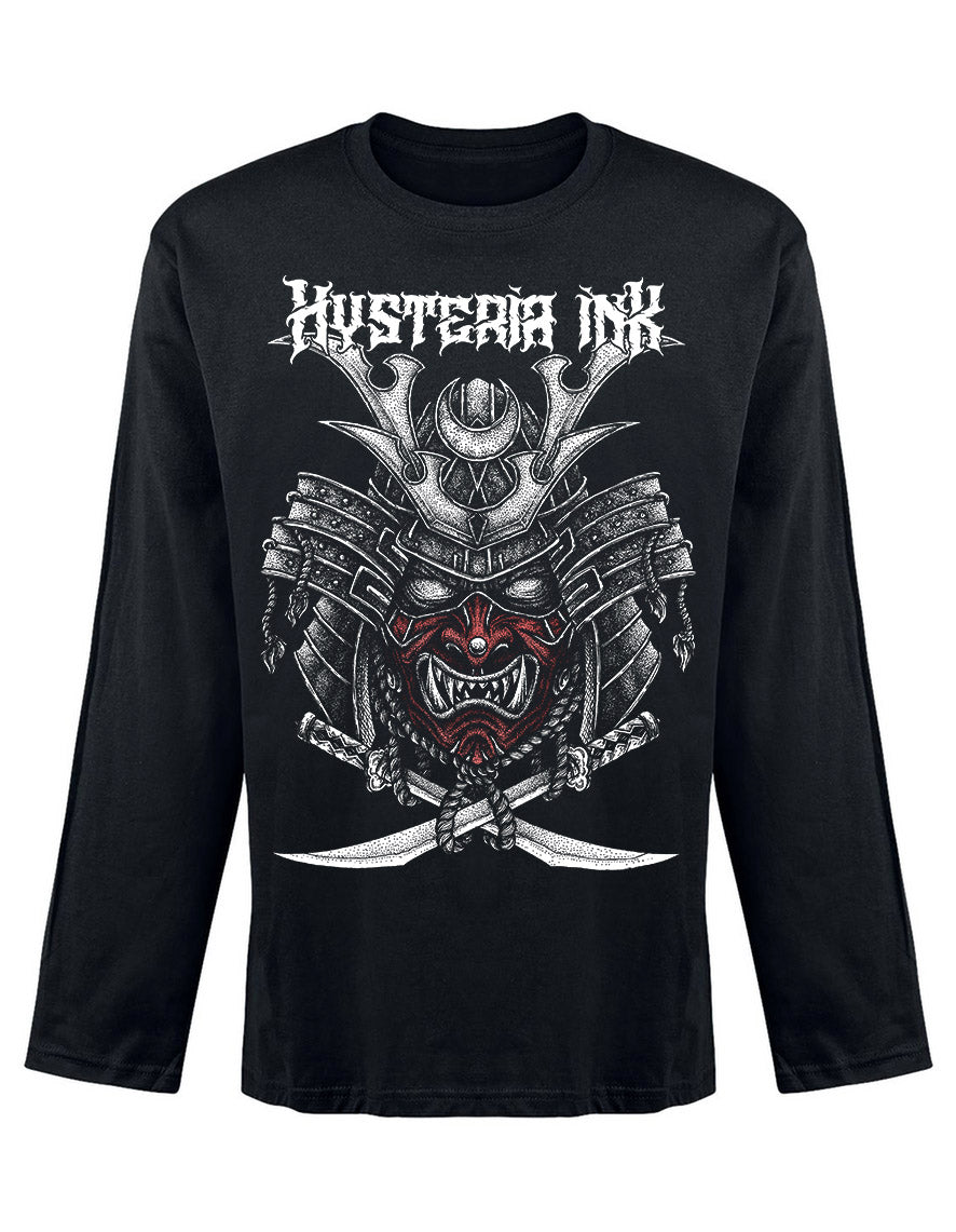 T-shirt unisexe manches longues Hysteria Ink  Samouraï Ink
