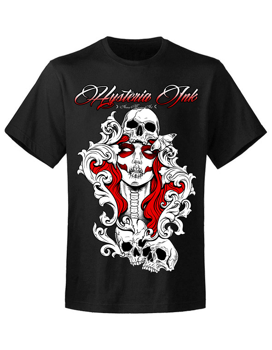 T-shirt unisexe Hysteria Ink La Muerte Ink