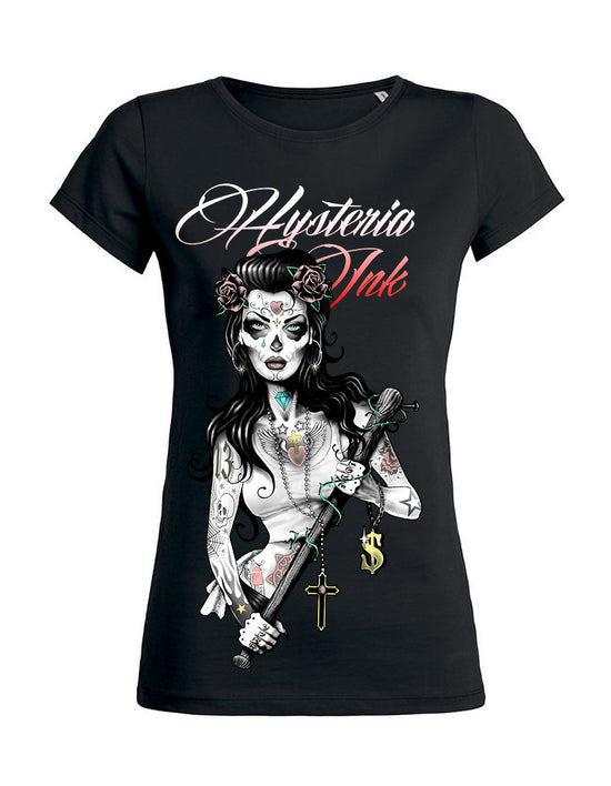 T-shirt femme Wants Hysteria Ink thug Wife ink