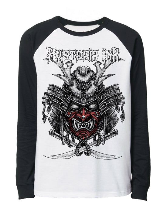 T-shirt baseball unisexe manches longues Hysteria Ink  Samouraï Ink