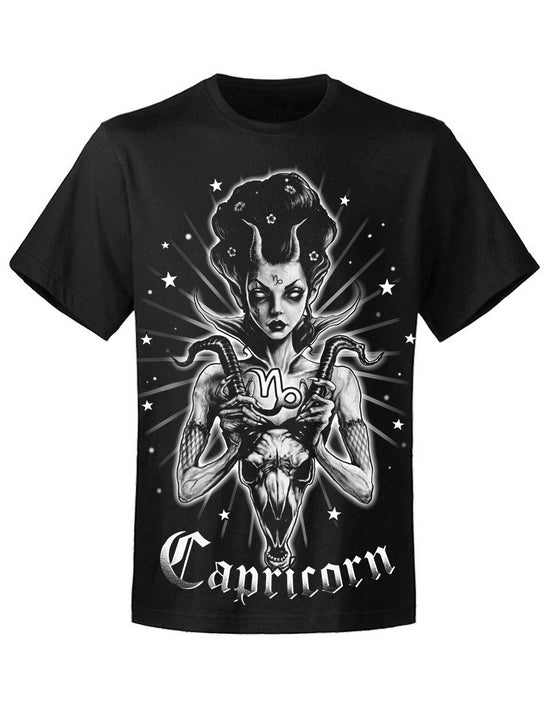 T-shirt unisexe Hysteria Ink  Astro Ink Capricorn