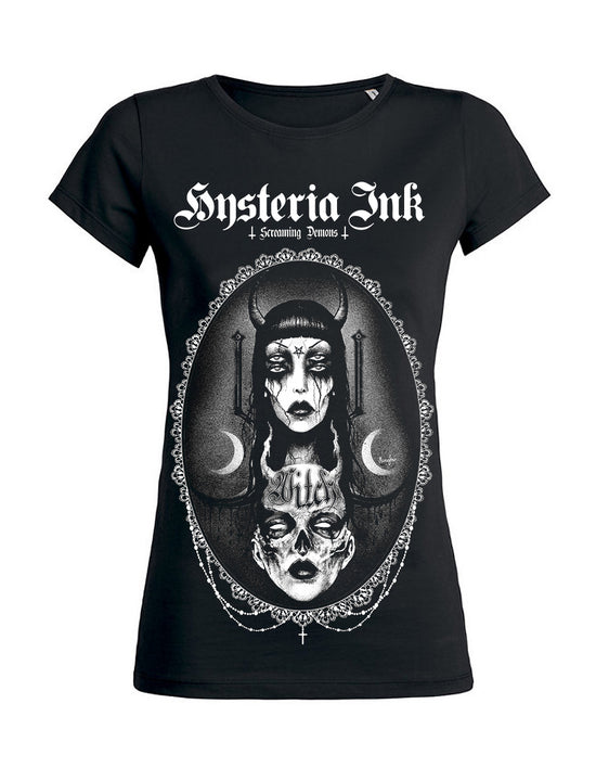 T-shirt femme Wants Hysteria Ink X Screaming Demons Witch