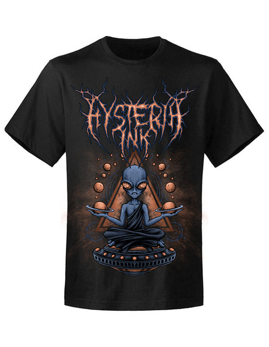 T-shirt unisexe Hysteria Ink Alien Zen Ink