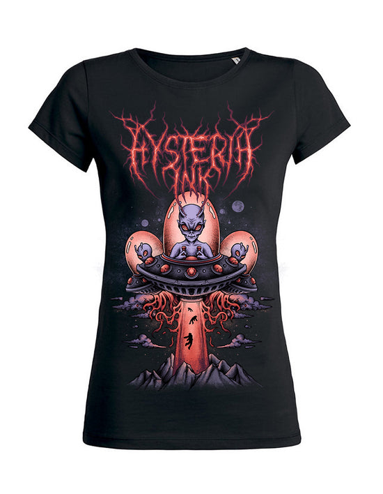 T-shirt femme Wants Hysteria Ink ALien Space Ink