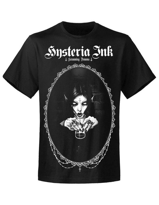 T-shirt unisexe Hysteria Ink X Screaming Demons I Drink