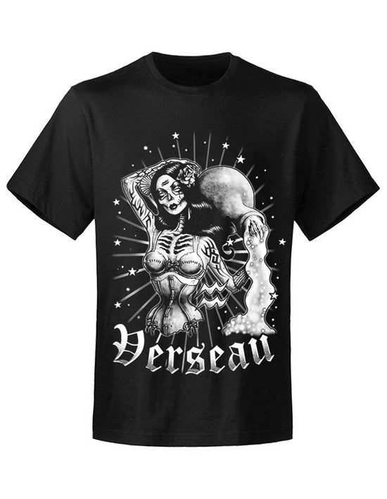 T-shirt unisexe Hysteria Ink Astro Ink Verseau