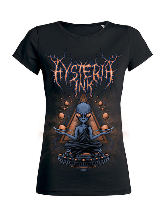 T-shirt femme Wants Hysteria Ink Alien Zen Ink