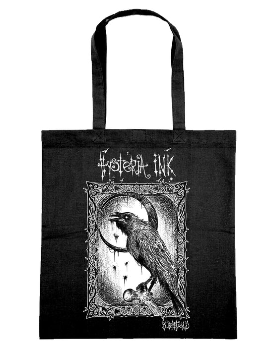 Tote Bag Hysteria Ink X Blitz'Art Le Corbeau Lune