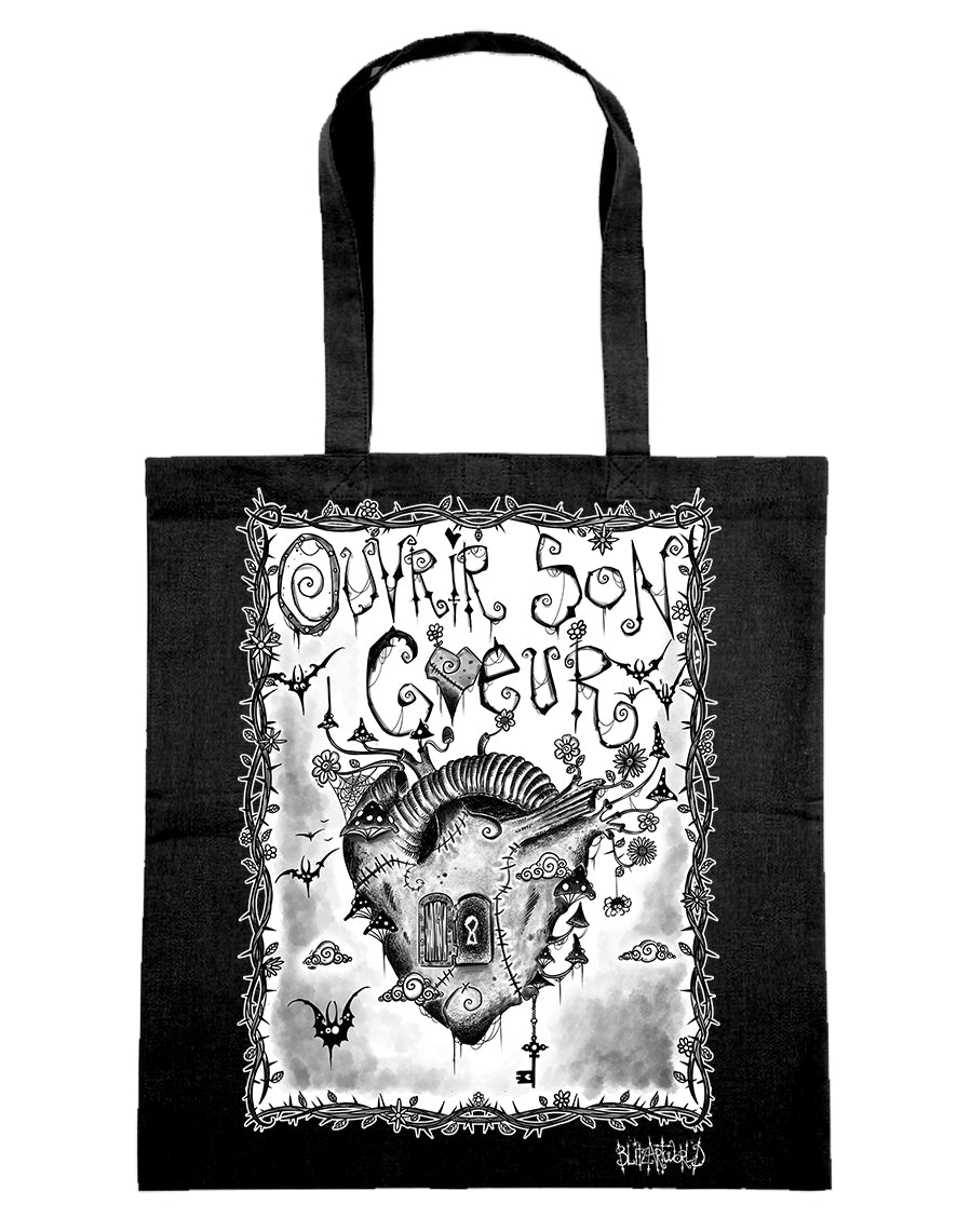 Tote Bag Hysteria Ink X Blitz'Art Ouvrir Son Coeur
