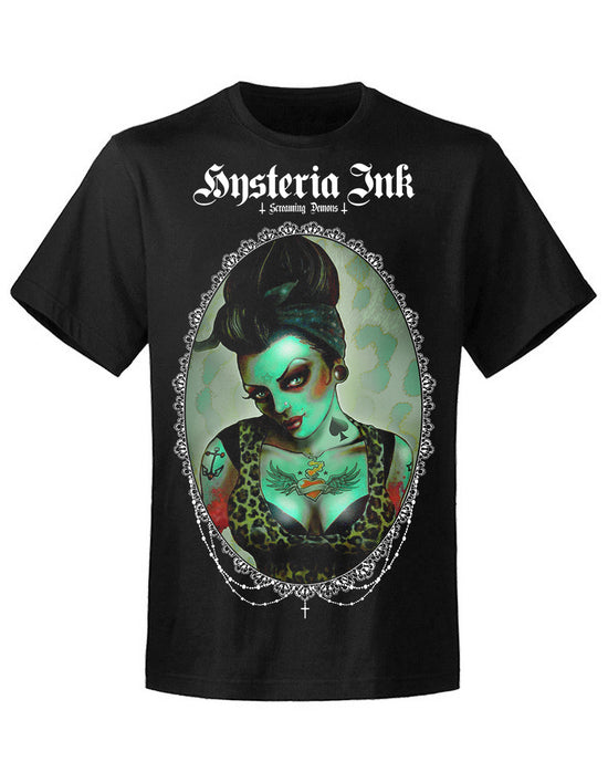 T-shirt unisexe Hysteria Ink  X Screaming Demons Jennyfer Ink