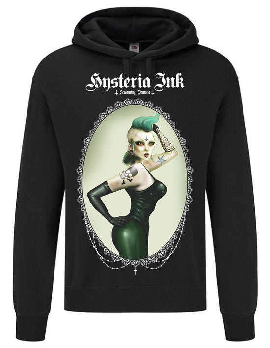 Sweat Capuche Unisexe Sider Hysteria Ink  X Screaming Demons Lara Ink