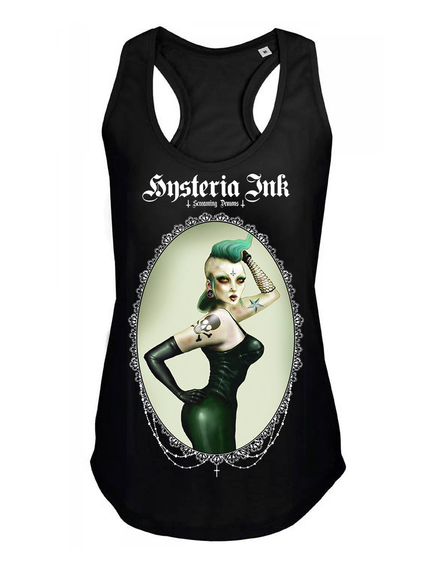 Debardeur femme Justin Hysteria Ink  X Screaming Demons Lara Ink