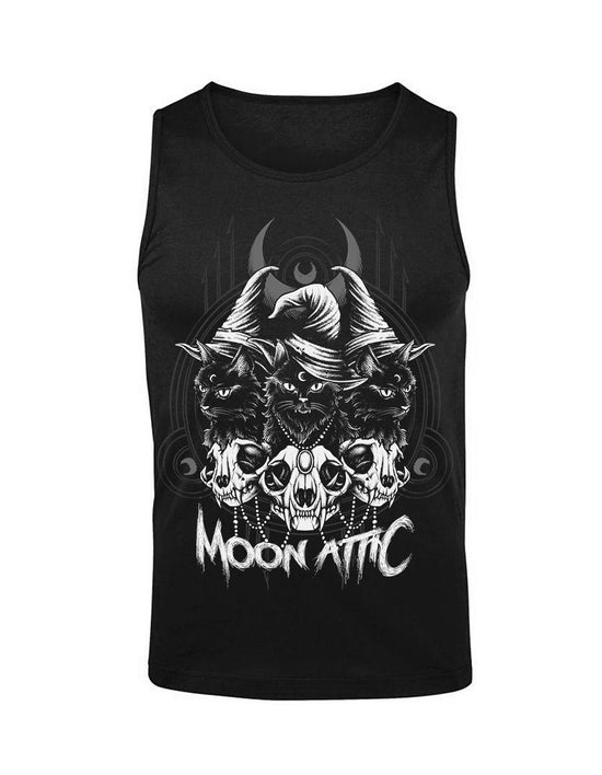 Debardeur homme Justin Moon Attic The Three Witch Cat