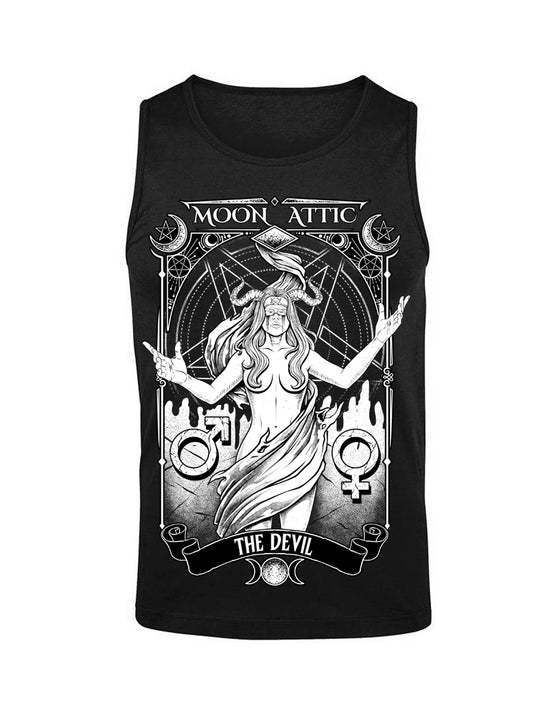 Debardeur homme Justin Moon Attic  Tarot The Devil