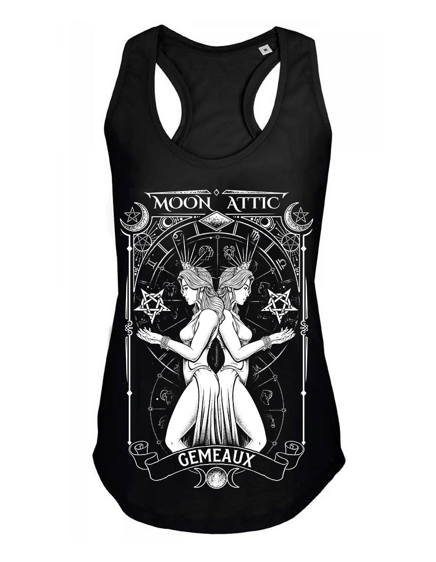 Debardeur femme justin Moon Attic  Astro Gemeaux