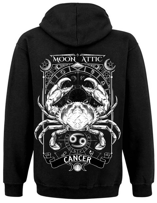 Sweat Zippé Unisex Moon Attic  Astro Cancer