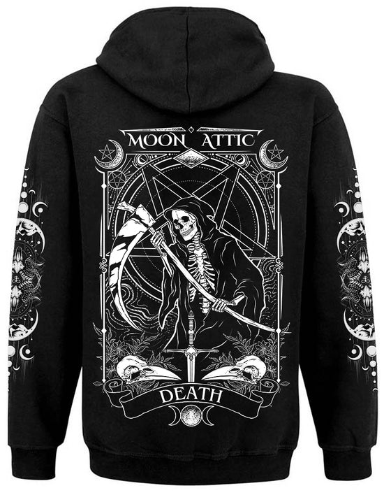 Sweat Zip Unisexe Moon Attic  Tarot The Death Attic